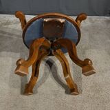 Fauteuil Pivotant en Noyer, époque Victorienne, Angleterre – 2ème partie XIXe