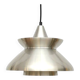 Suspension scandinave en teinte or champagne, années 1970