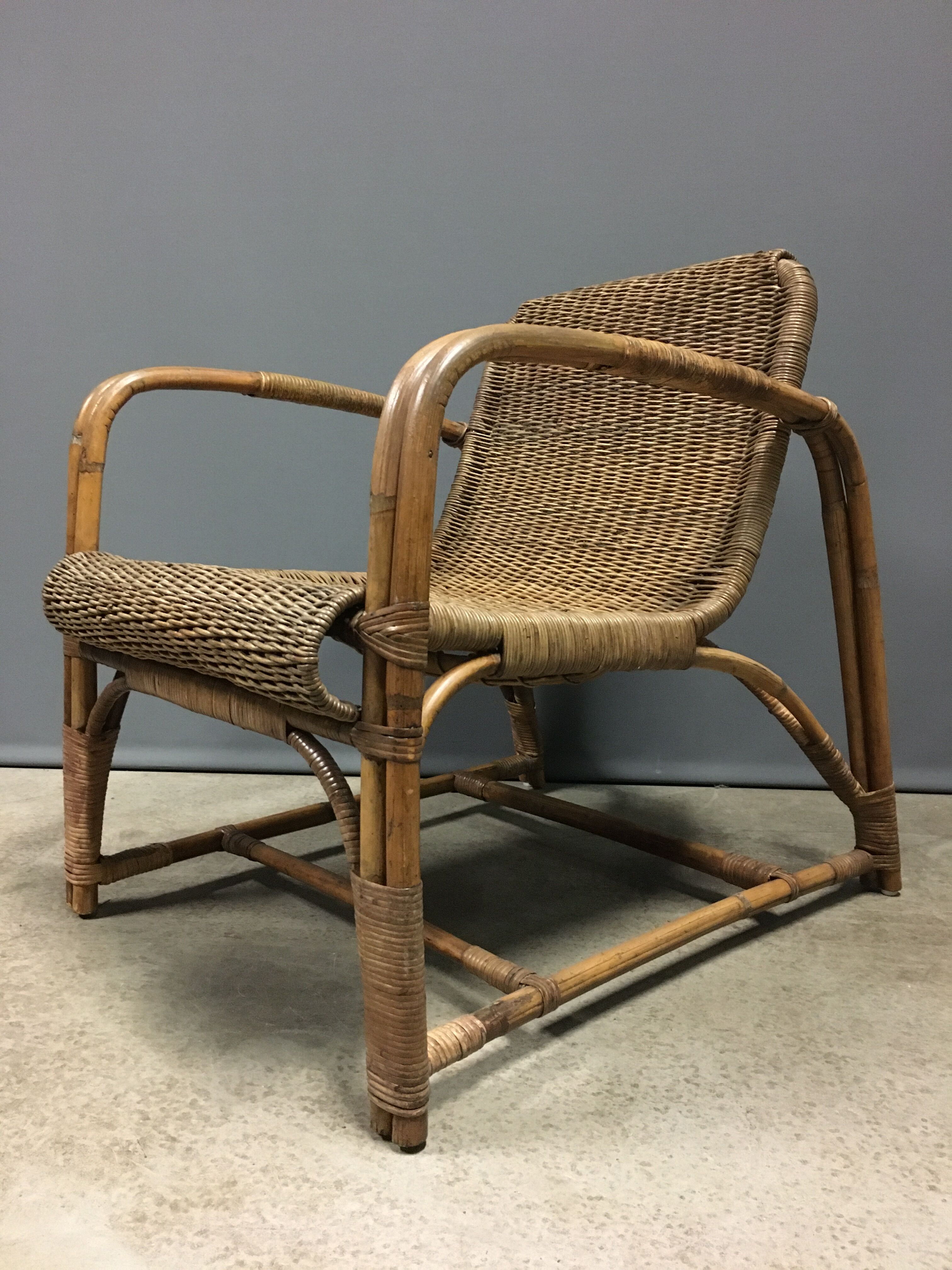 Rare Erich Dieckmann lounge chair 1930.