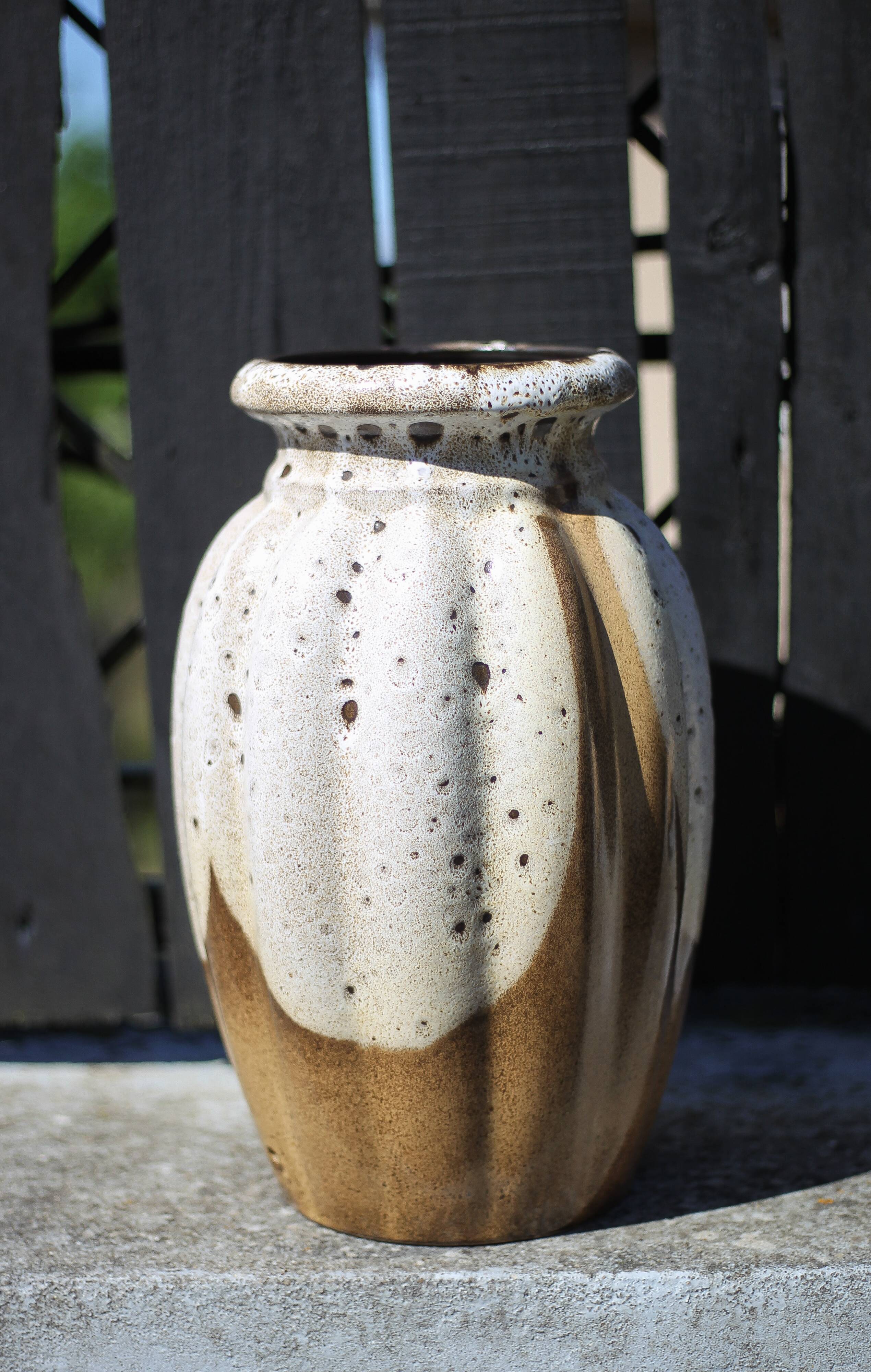 West Germany ceramic vase 292-34, scheurich Keramik, decorative vase, floor vase