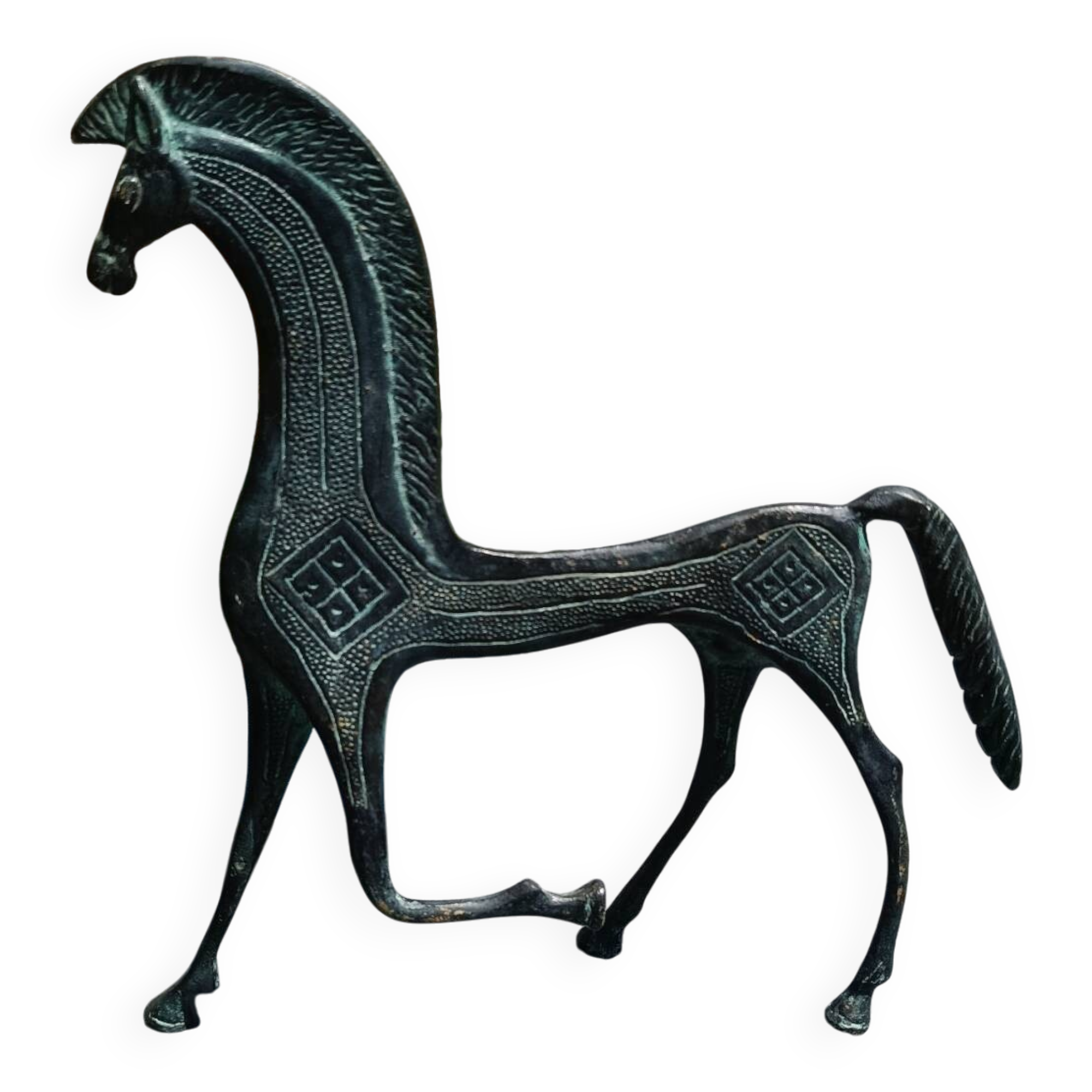 Etruscan bronze horse