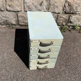 Vintage Metal Drawer Unit