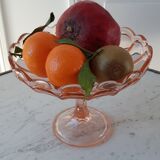 Pink cut in molded and pressed glass 50s