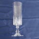 10 glasses crystal champagne flutes model Louvre H 16.5 cm