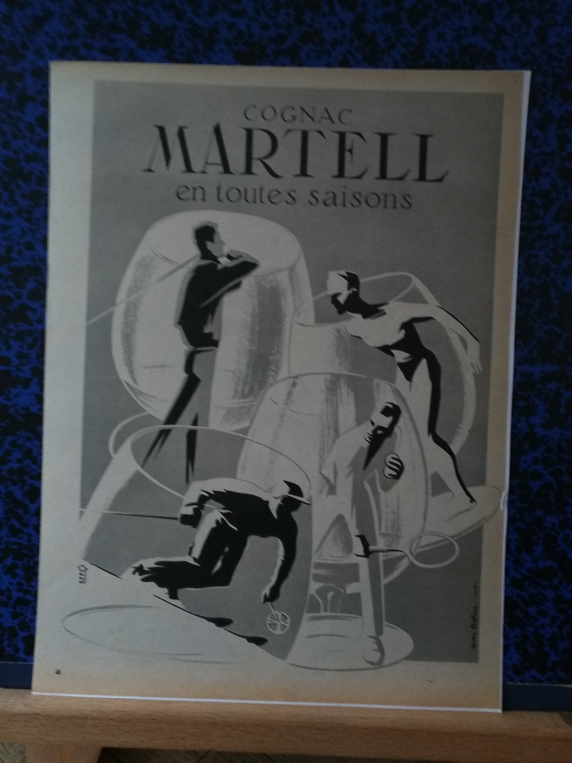 A Cognac Martell paper advertisement