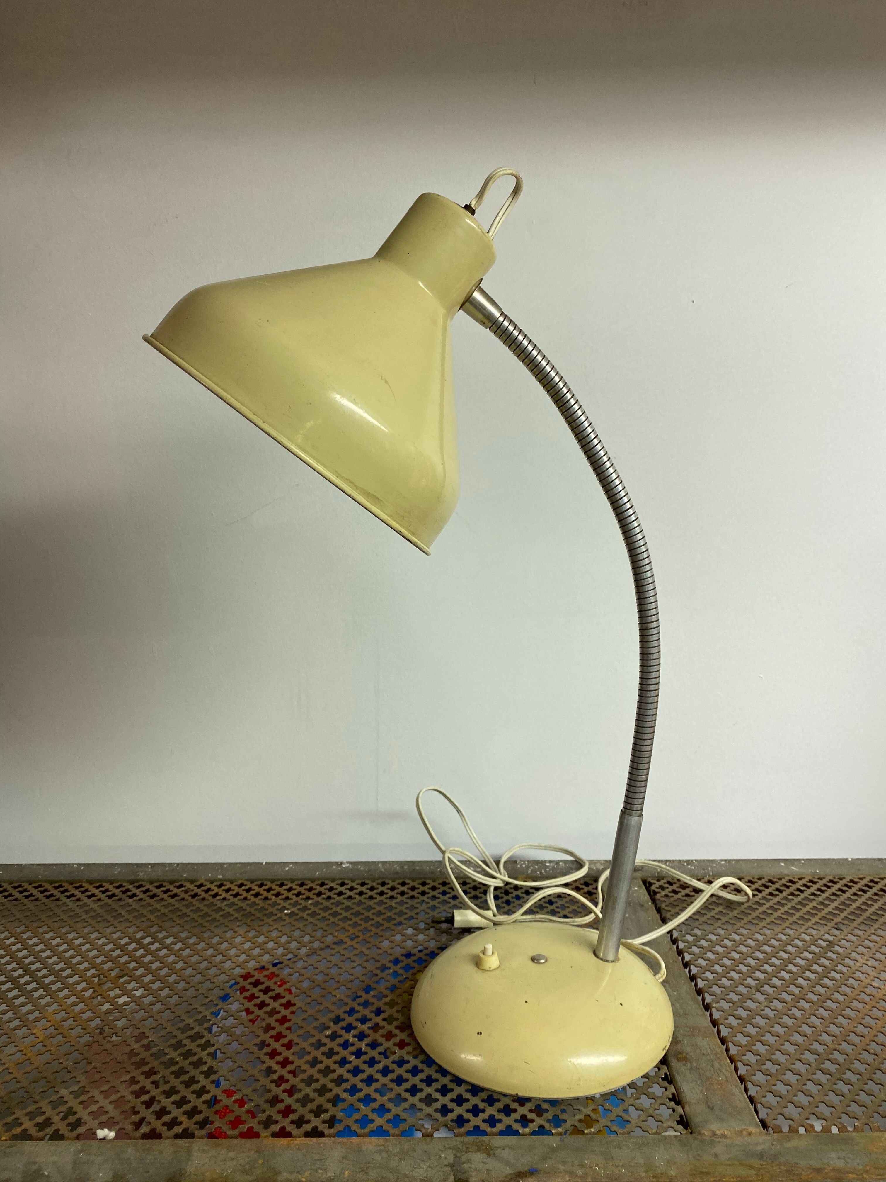 Metal desk lamp