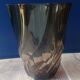 Vase in smoked glass vintage 70s