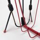 Vintage red metal and scoubidou thread magazine holder