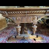 Old walnut table