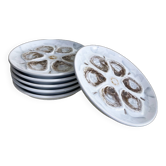 Saint-Amand Earthenware Oyster Plate