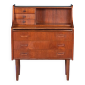Danish Teak Mid Century Bureau Writing Desk ,Vanity Dressing Table