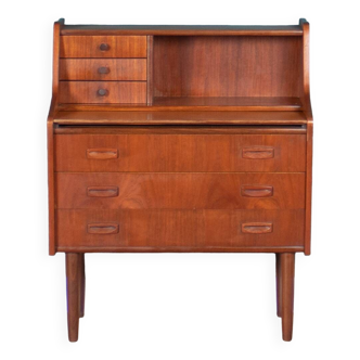 Danish Teak Mid Century Bureau Writing Desk ,Vanity Dressing Table