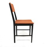 Set of 6 Scandinavian beech chairs, Sweden, 1960
