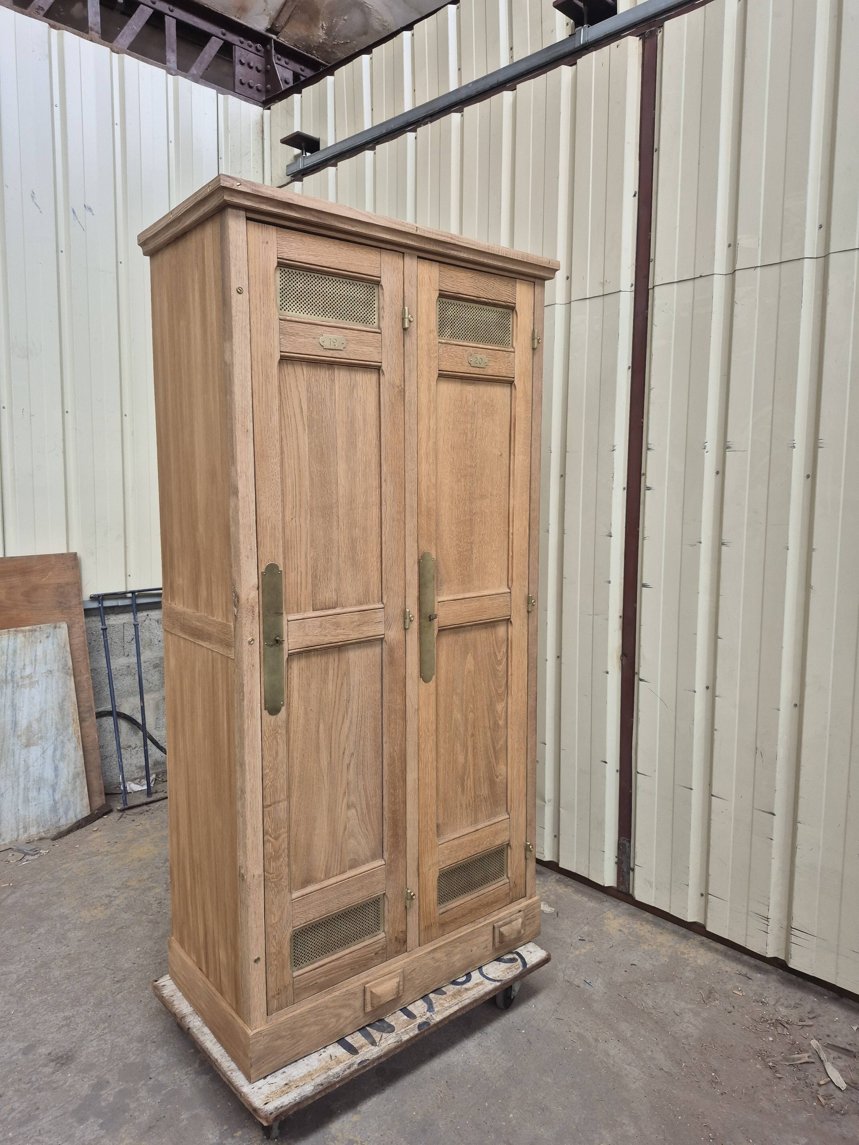 antique oak wardrobe Bank of France