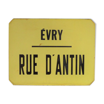 Plaque d’abris bus Evry