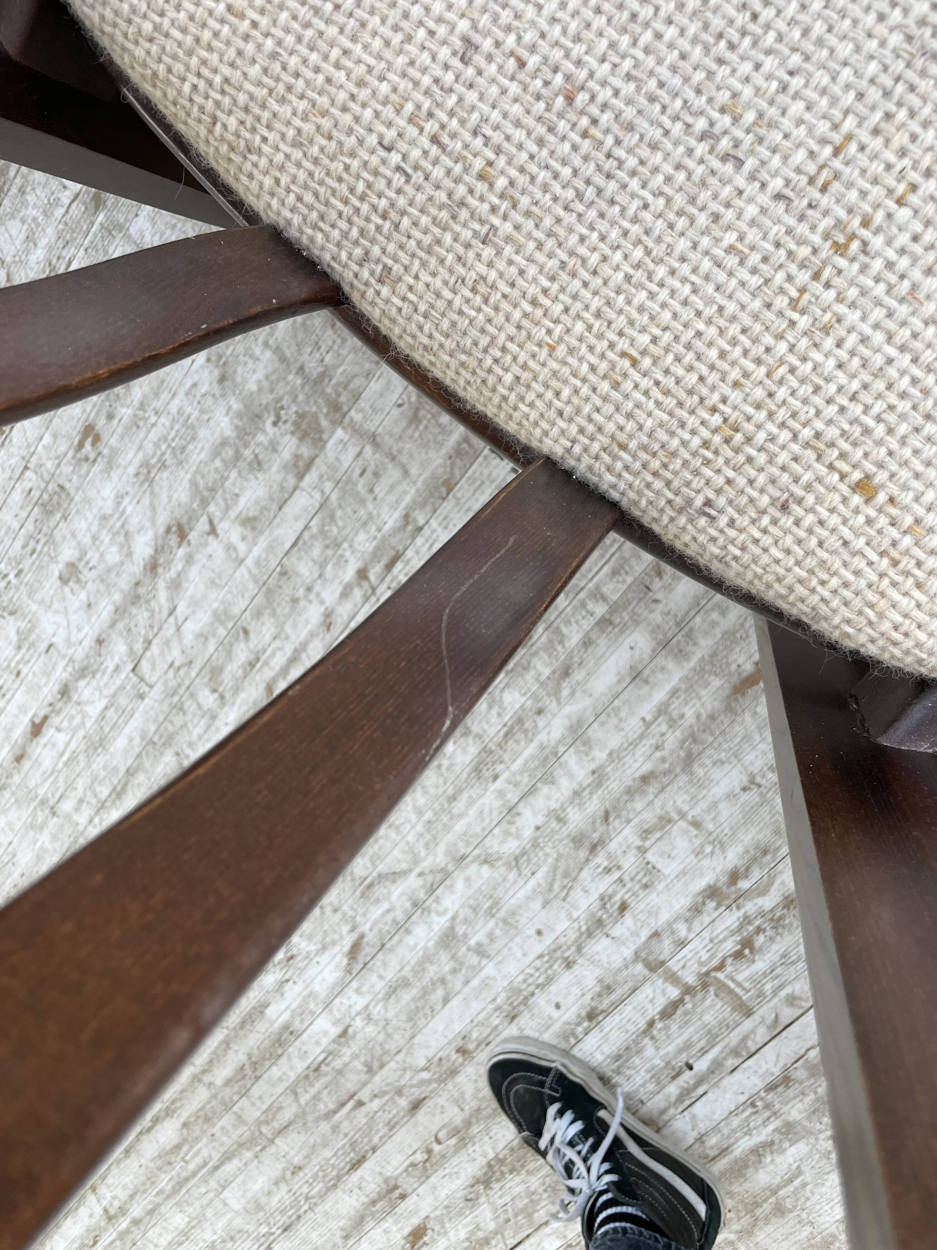 4 Scandinavian mahogany chairs