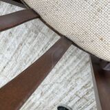 4 Scandinavian mahogany chairs