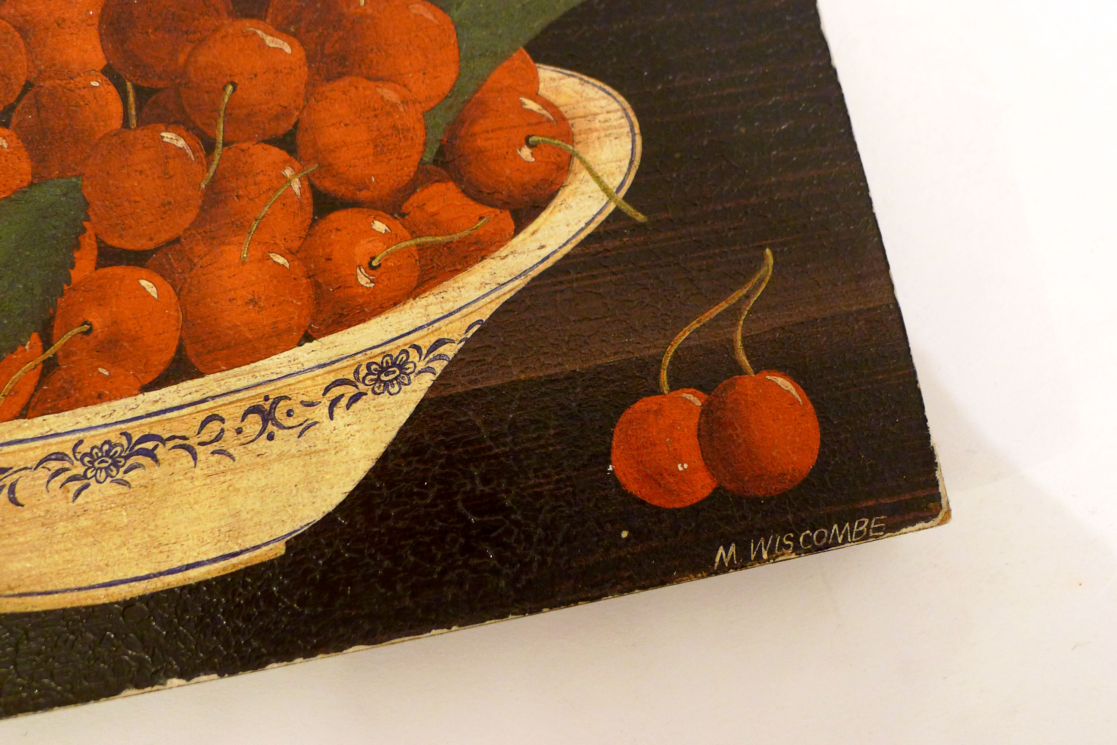 Small still life with cherries