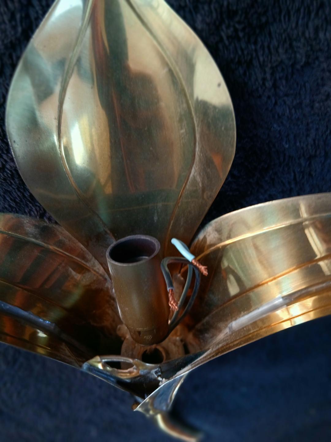 2 old wall sconces by Jacques Duval Brasseur or Henri Fernandez.
