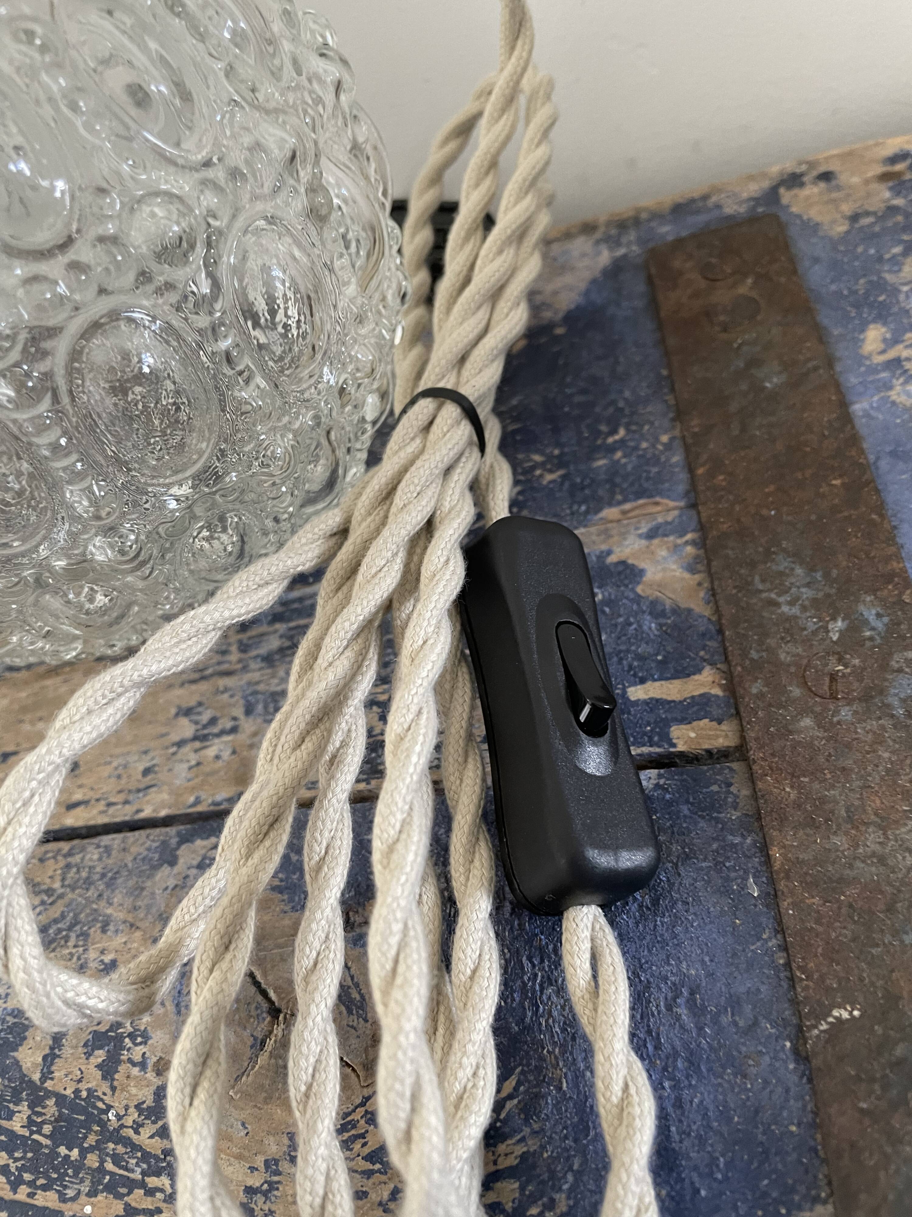 Set of two new electrified vintage globe walkers