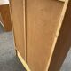 Scandinavian wardrobe with 2 sections in oak from the 1970s.