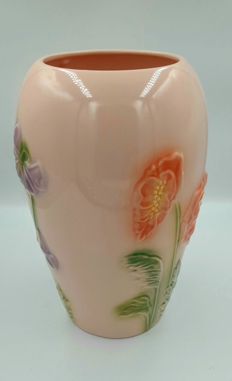 Vintage ceramic slip vase