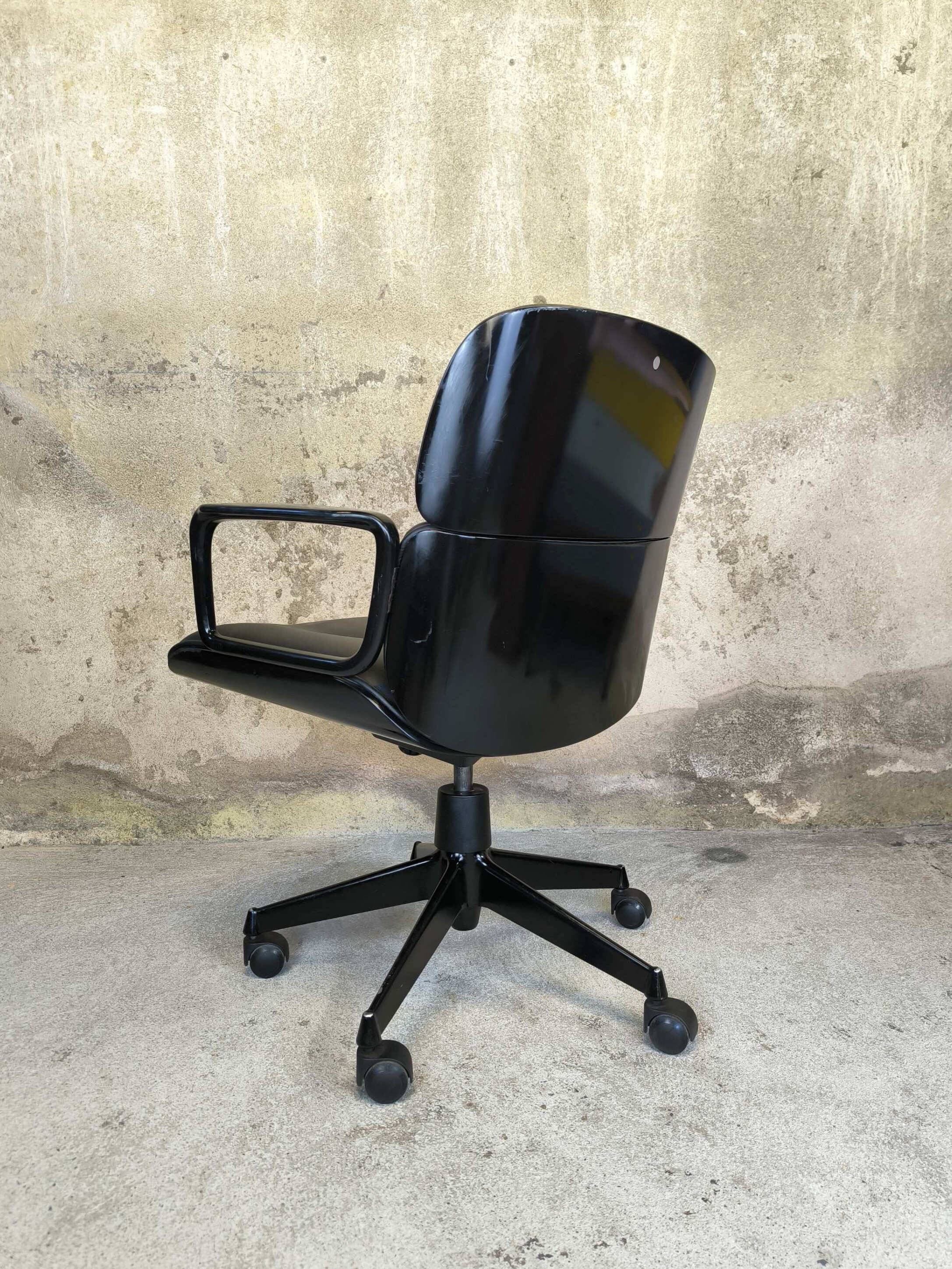 Vintage office chair by Ico Parisi for MIM Roma