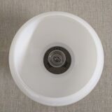 Art Deco ceiling lamp in white opaline