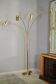 Brass floor chandelier, 70s