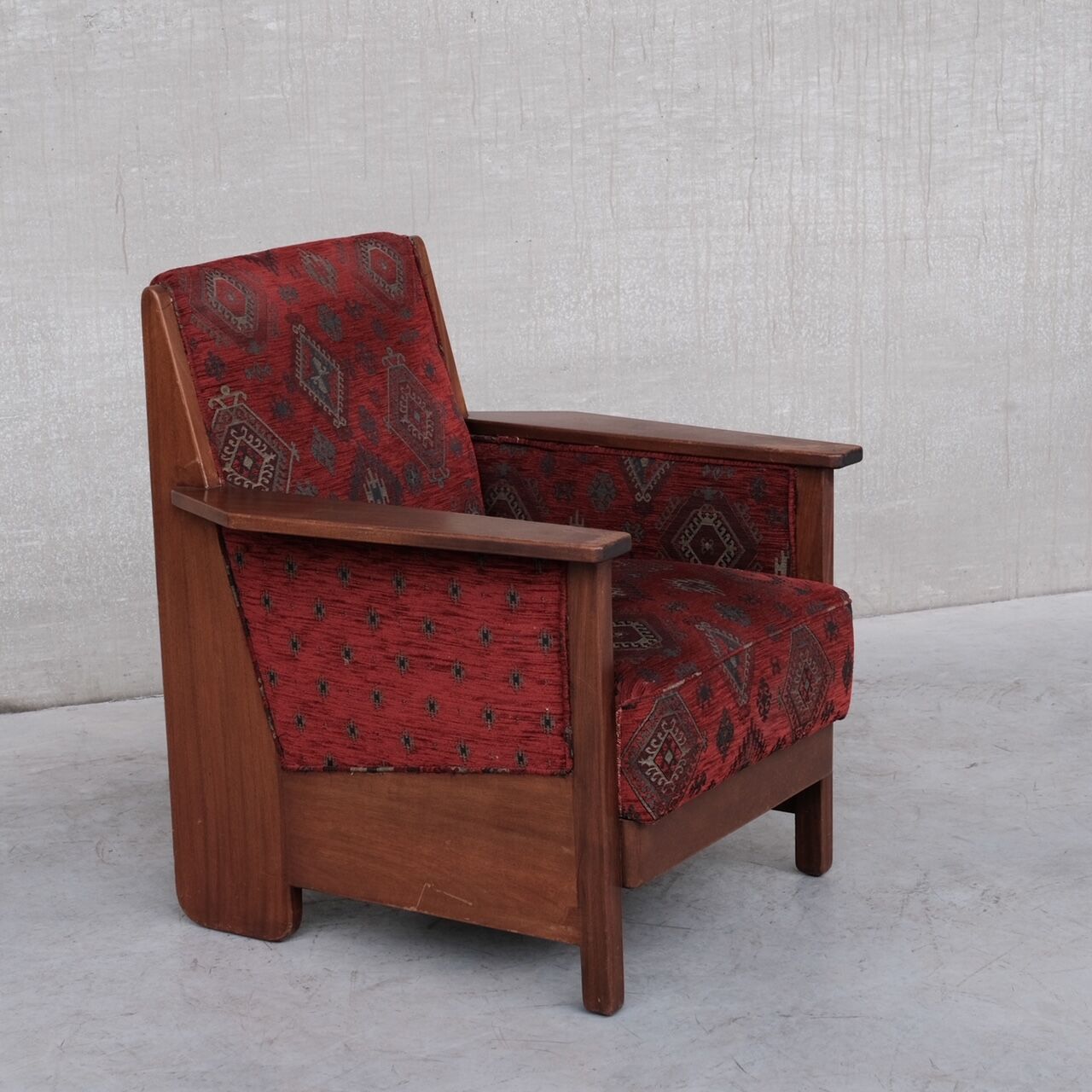 Pair of dutch art deco armchairs