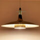 Swedish Mid-Century Modern brass pendant lamp