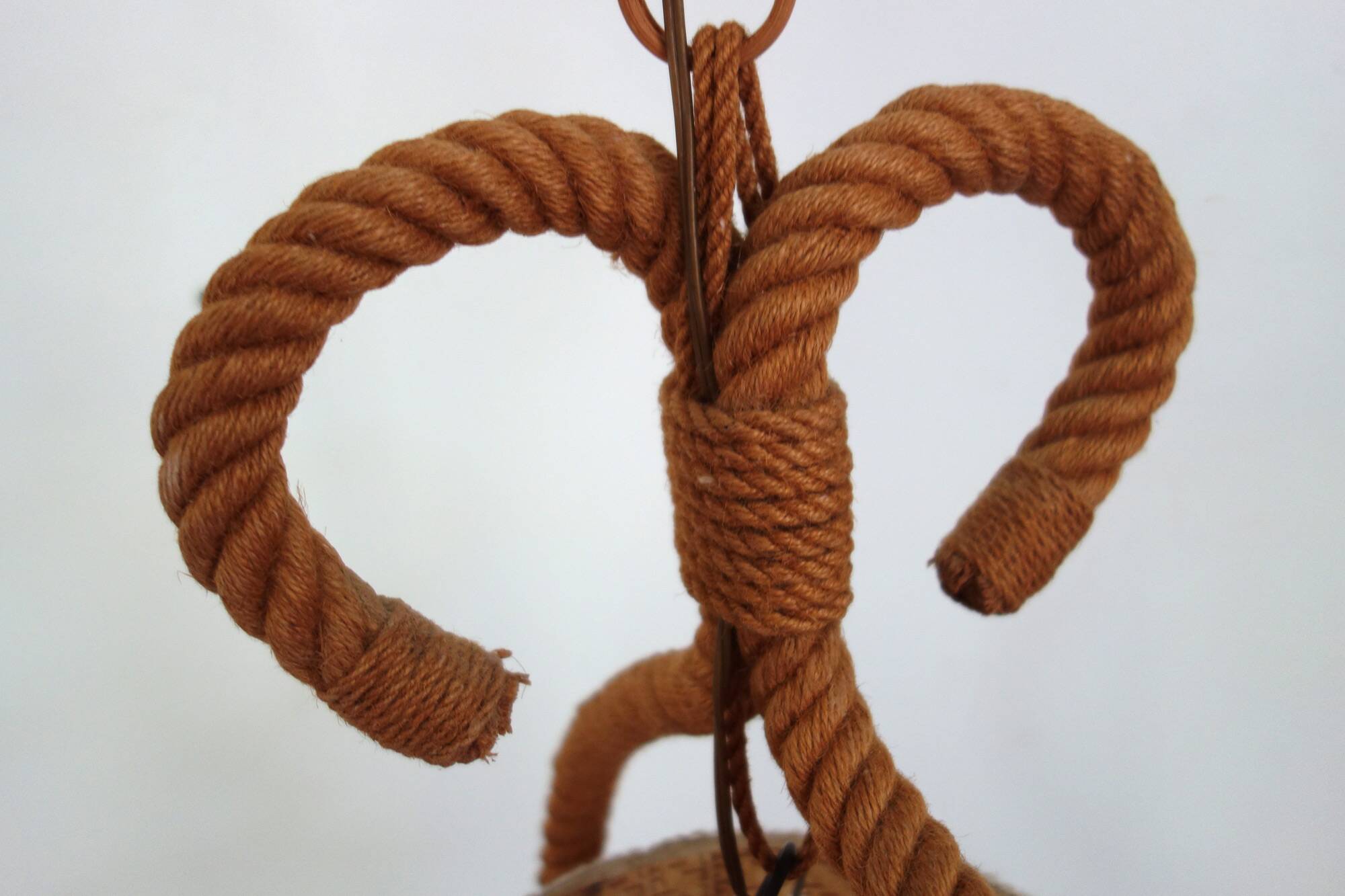 Rope suspension by Audoux Minet, France, 1950s