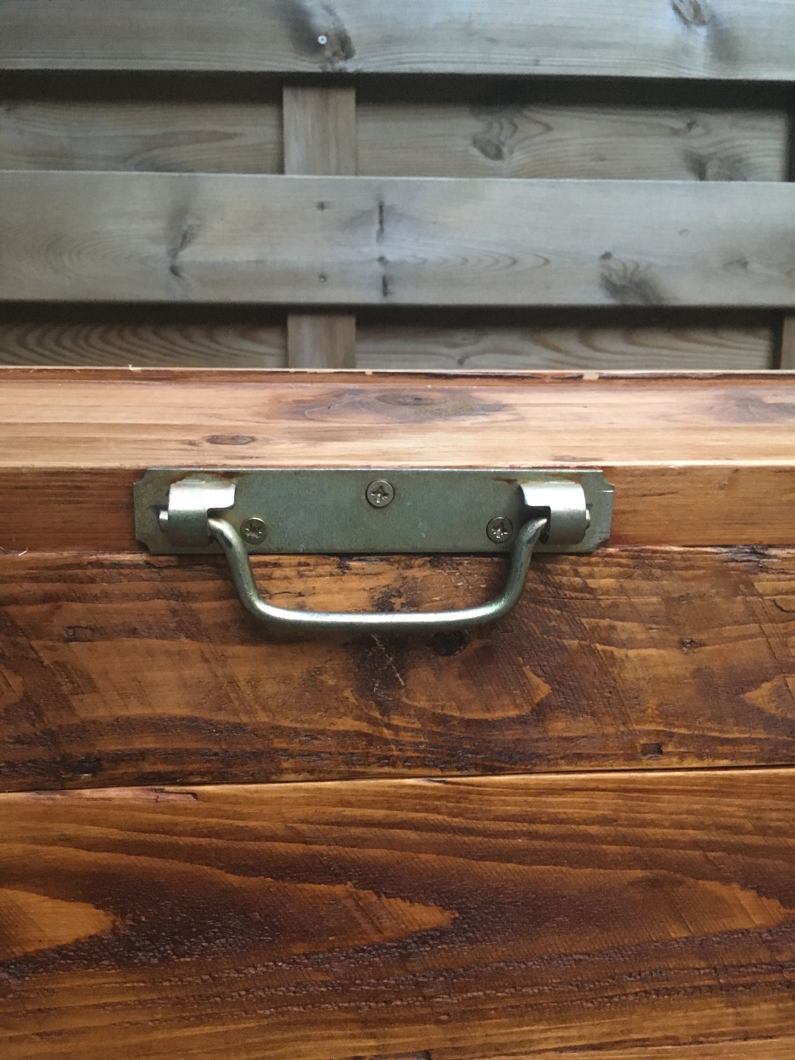 Coffre malle en bois