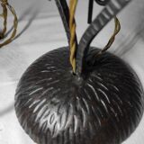 Wrought iron Arts Deco laying lamp