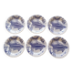 6 English flat plates Ironstone Tableware