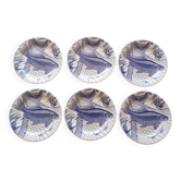 6 assiettes plates anglaises Ironstone Tableware