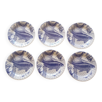 6 assiettes plates anglaises Ironstone Tableware
