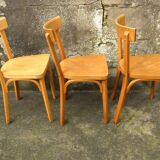 Set of 6 Baumann bistro chairs n° 18