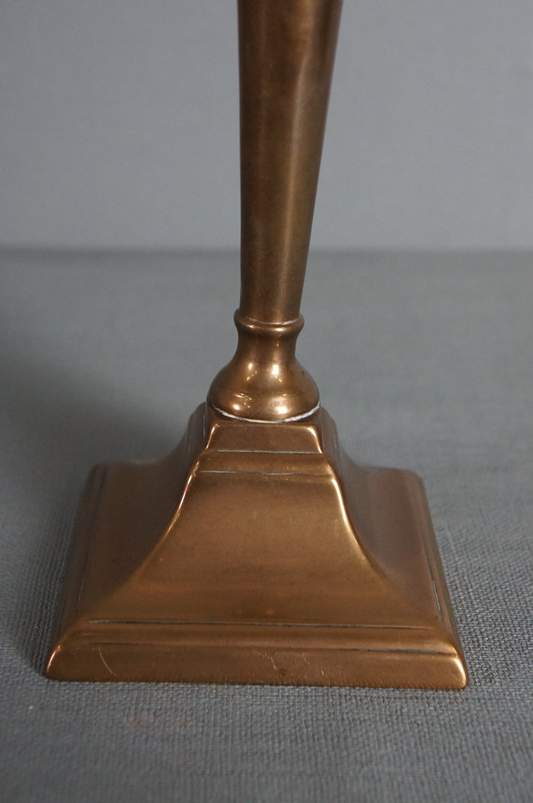 French brass candle holder nineteenth century