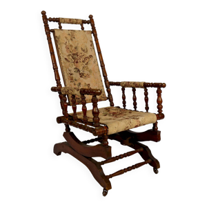 Rocking chair victorien - 1800