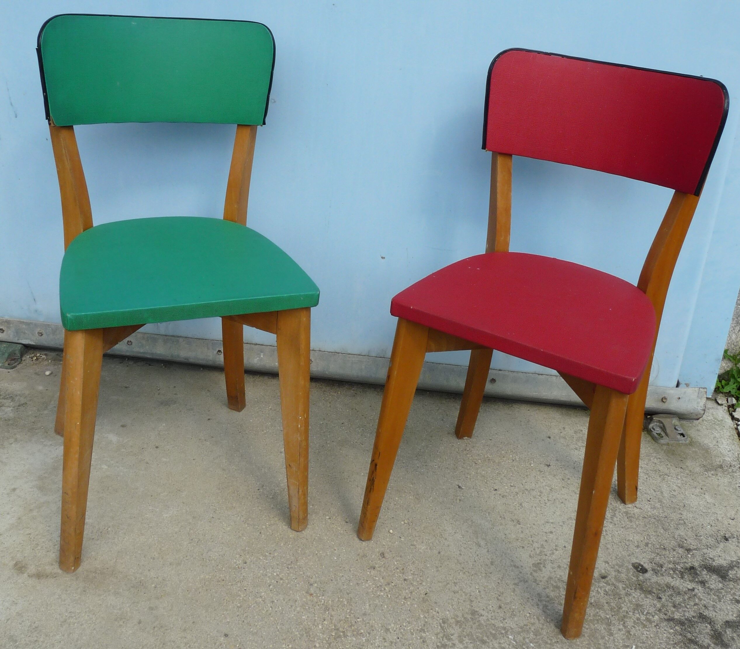 Red skai vintage chair