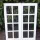 Oak window H96,8xL80,5cm old small tiles