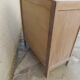 Vintage commode in bleached wood.