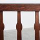 Modernist Art Deco bench with lift-top storage seat in solid oak, Belgium