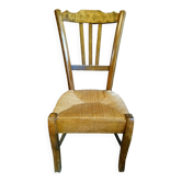 Low ash straw chair