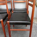 Four scandinavian johansson chairs