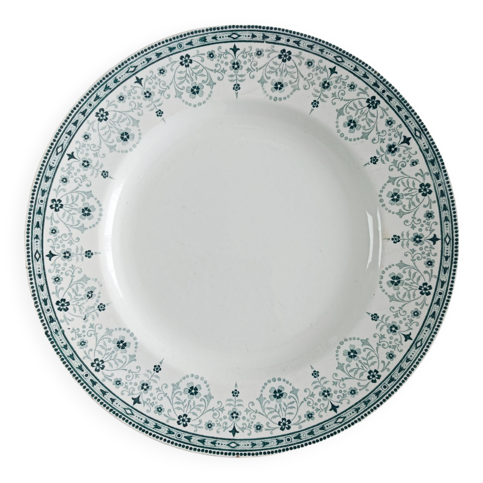 Iron earth mounted plate Moulin des loups and Hamage, Marceau