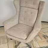 Ushak swivel chair by up zavody 1960s czechoslovakia