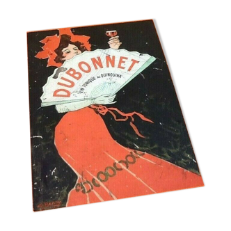Advertising on cardboard wine tonic with cinchona 1920
