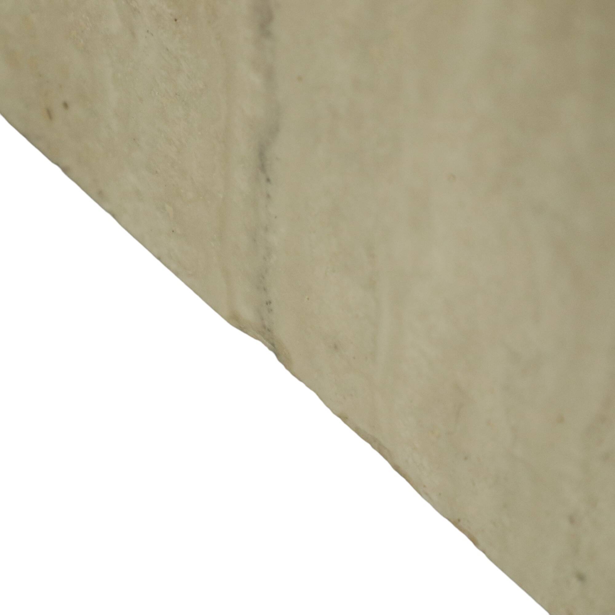 Vintage Octagonal Travertine Coffee Table 1970s Italian Design